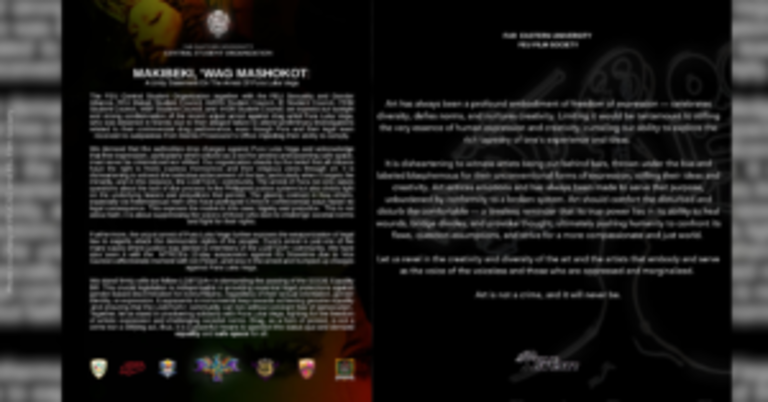 FEU student orgs express support for arrested drag artist