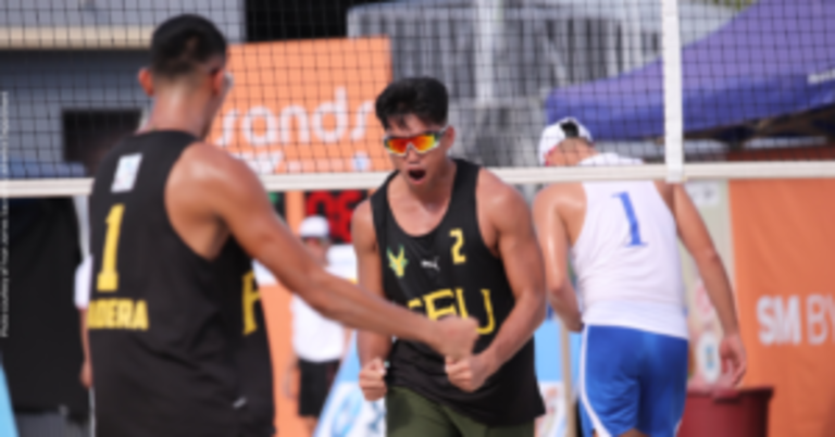 Javelona buries Ateneo, FEU clinches beach volley bronze