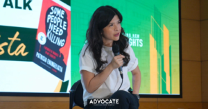 ‘Some People Need Killing’ author Patricia Evangelista encourages FEU studes to ‘pass the word’ 